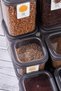 Elegance 24-Piece 48-Piece Set of Square Food and Pulses Storage Containers 6X(0.30-0.50-1.10-1.70 Lt) with Tags - 4