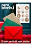 Christmas Themed Colorful Envelope Sticker - 13X18 cm Gift