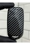 Luxury Fiat Egea Switchblade 3 Push Button Carbon Key Case Black Color 1St Quality - 6