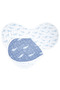 Organic Muslin Burpy Bib - Pack of 2 - Oceanic - 2