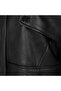 Siola Black Women's Leather Coat - 4