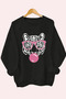Stylish Comfortable Women'S/Men's Unisex Cotton Special Design Sweatshirt 1704