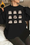 Stylish Comfortable Women'S/Men's Unisex Cotton Special Design Sweatshirt 1669 - 2