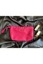 Faux Leather Portfolio, Clutch, Hand, Makeup, Daily Bag - 5