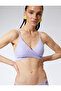 Triangle Bikini Top with Wrap Covered Thin Straps - 3