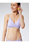 Triangle Bikini Top with Wrap Covered Thin Straps