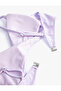 Triangle Bikini Top with Wrap Covered Thin Straps - 7