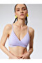Triangle Bikini Top with Wrap Covered Thin Straps - 2
