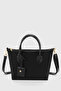 Vintage Niche Design - Waterproof Black Canvas Bag with Shoulder Strap - 2