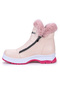 Bente Patent Leather Cracked Zippered Girls' Boots - 5