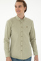 Men's Light Khaki Long Sleeve Shirt 50291395 -Vr183 - 3