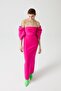 Strapless Low Balloon Sleeves Long Evening Dress