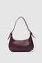 Muse Oval Baguette Bag Claret Red