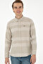 Men's Light Khaki Long Sleeve Shirt 50291408 -Vr183 - 2