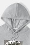 Cotton Unisex Sculpture Printed Oversize Hooded Sweatshirt - 2