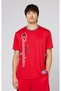Modern Basketball Reversible Crewneck t Shirt Red Men's T-Shirt-219809-Rs032