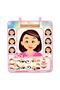 I'M Learning English Feelings Felt Velcro Wall Board (Girl) , Educational Toy