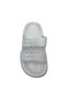 Unisex Double Buckle Medical Lightweight Eva Slippers White - 3