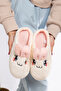 Fluffy Animal Figured Slippers Women's House Slippers Bundle Slippers Guest Slippers