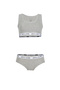 Gray Melange Underwear Set 50304055 -Vr086
