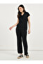 V Neck Knitted Sweater Top & Straight Leg Pants Co-Ords