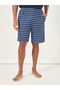 Graphic Pint T-Shirt and Striped Shorts Set - 4