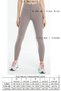 High Waist, Ribbed, Recovery Interlock Knitted Women's Leggings with Elastic Waistband - 5