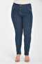Pants with Pocket Mouth Stone Detail