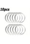 10Pcs for Magsafe Magnetic Plate Ring Universal Stickers Support Wireless Charger Metal Plate She...