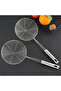 35x15cm Oval Skimmer Stainless Steel Filter Mesh Oil Pot Food Filter Cookware Colander Fried Filter