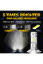 H7 AUXITO 2Pcs H7 LED Bulb CSP Chip Headlight Fanless Super White Bright 12V 1:1 Mini Design H7 Slim - 2
