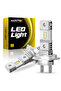 H7 AUXITO 2Pcs H7 LED Bulb CSP Chip Headlight Fanless Super White Bright 12V 1:1 Mini Design H7 Slim