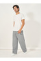 Premium Wide Leg Fleece Joggers with Cording & Embroidery - 2