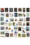 50pcs Artwork 50pcs Aesthetic World Painting Artwork Stickers Da Vinci Vincent Van Gogh DIY Graffiti - 5
