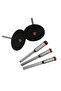 2.35mm 10pcs 10Pcs Dremel Accessories 2.35/3mm Miniature Clamping Connecting Lever Polishing Wheel M - 4