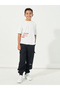 Relaxed Fit Cargo Pants with Drawstring - 2