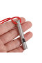 Titanium Ultralight Titanium Emergency Whistle with Cord Outdoor Survival Camping Hiking Exploring C - 6