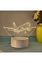 1Pcs Aircraft Model 3D Night Light, USB Interface, Flight Enthusiasts Collection Gift Table Lamp...