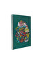 Friends 30Th Anniversary Green Spiral Hard Cover Checkered Notebook - 24X17Cm - 96 Sheets - 3