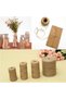 2mm 50m 30/50/300Meters Natural Vintage Jute Rope Cord String Twine Burlap Ribbon Crafts Sewing DIY - 2