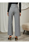 High Rise Wide Leg Pants with Pleated Details - 4