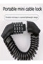 1pc Bicycle Lock Wire Rope Chain Lock Combination Lock Mountain Bike Motorcycle Anti-theft Passwo... - 7