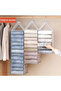 1Pc Wardrobe Hanging Storage Bag Cabinet Organizer for Pants Socks T-Shirt Underwear Organizer Ha... - 4