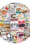 50PCS 50PCSBook Reading Stickers For Notebook Diary Motorcycle Skateboard Computer Decal Cartoon Lug - 7