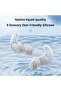 White box Soundproof Earplugs Three Layer White Silicone Earplugs Waterproof Swimming Earplugs Sleep - 2