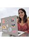 50pcs 50pcs Inspirational Quote Stickers Vision Board Motivational Sticker for Adults Teens Students - 6