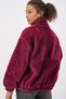 5194 Women's Plush Coat Jacket - Plum - 8