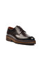 Men's Classic Premium Genuine Leather Brown Open Shoes - 2873 m - 3
