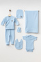 Baby 7-piece basic newborn hospital outfit set yk78683
