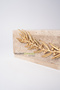 Gold Olive Branched - Natural Travertine Marble, Napkin Holder, Wipes and Napkin Box - 2